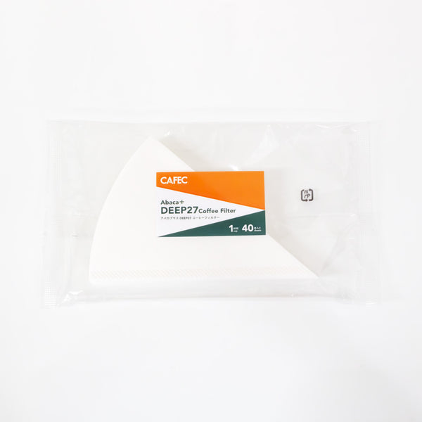 【ポスト便】DEEP27専用 アバカプラス コーヒーフィルター(40枚入)