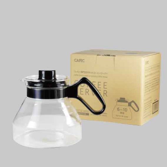耐熱ガラス製コーヒーサーバー 1300ml 〈6～10杯用〉CS-10