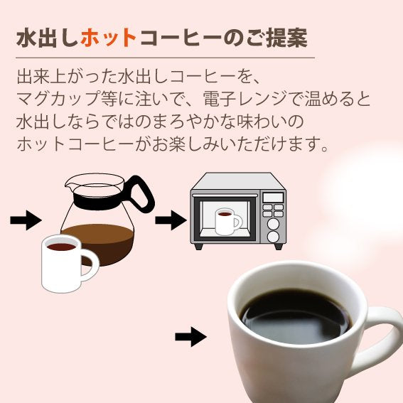 数量限定！お買い得！「コーヒーサーバー買ったら水出しコーヒーが付いてきた感じ」セット