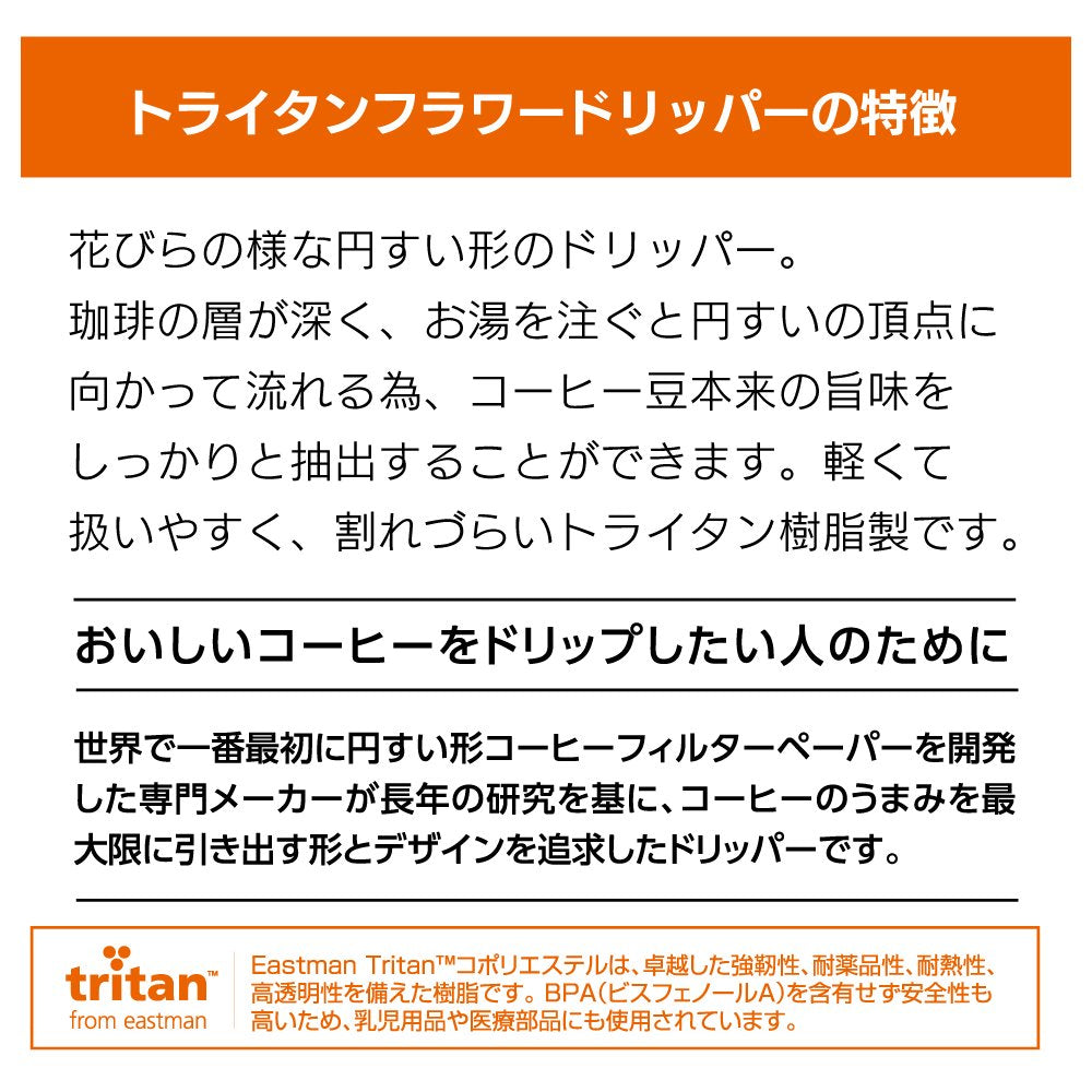 トライタンフラワードリッパー cup1〈1杯用〉