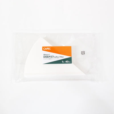 【ポスト便】DEEP27専用 アバカプラス コーヒーフィルター(40枚入)